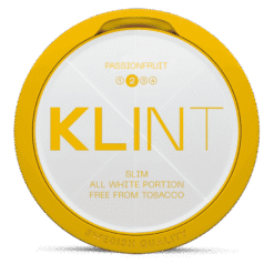 KLINT Passionfruit Strong 5.6mg nicotine pouches can
