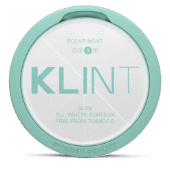 KLINT Polar Mint 8.4mg nicotine pouches can