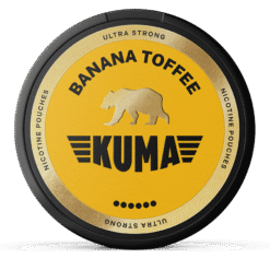 KUMA Banana Toffee Ultra Strong 11mg nicotine pouches can
