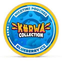 Kurwa Collection Blueberry Ice 12mg nicotine pouches can