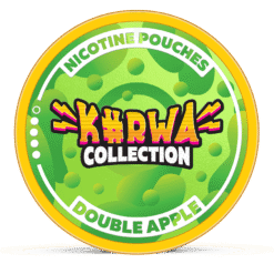 Kurwa Collection Double Apple 12mg nicotine pouches can