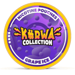 Kurwa Collection Grape Ice 12mg nicotine pouches can