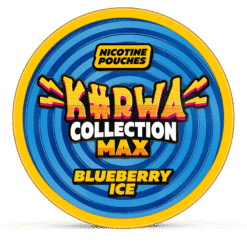 Kurwa Collection MAX Blueberry Ice 43mg nicotine pouches can