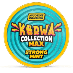 Kurwa Collection MAX Mint Strong 43mg nicotine pouches can