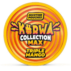 Kurwa Collection MAX Triple Mango 43mg nicotine pouches can