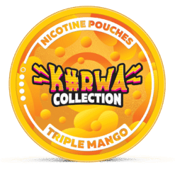 Kurwa Collection Triple Mango 12mg nicotine pouches can