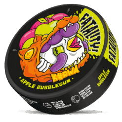 Kurwa FATALITY Apple Bubblegum 28.6mg nicotine pouches can