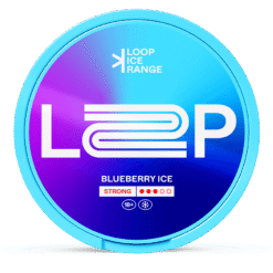 LOOP Blueberry Ice Strong 9.4mg nicotine pouches can