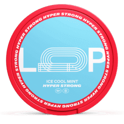 LOOP Ice Cool Mint Hyper Strong 15.6mg nicotine pouches can