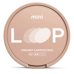 LOOP Mini Creamy Cappuccino 6.8mg nicotine pouches can