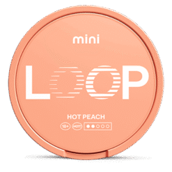 LOOP Mini Hot Peach 6.8mg nicotine pouches can