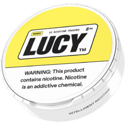 Lucy Mango 8mg nicotine pouches can