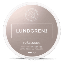 Lundgrens Fjällskog 8mg nicotine pouches can