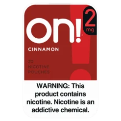 on! Cinnamon 2mg nicotine pouches can