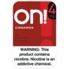 on! Cinnamon 4mg nicotine pouches can