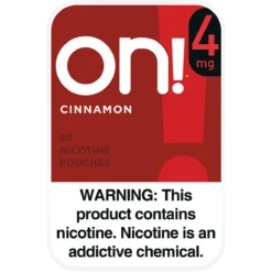 on! Cinnamon 4mg nicotine pouches can