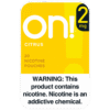 on! Citrus 2mg nicotine pouches can