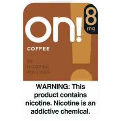 on! Coffee 8mg nicotine pouches can