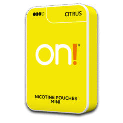 on! Mini Citrus 6mg nicotine pouches can