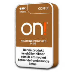 on! Mini Coffee 6mg nicotine pouches can