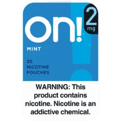 on! Mint 2mg nicotine pouches can