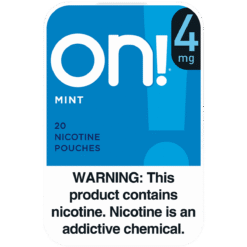 on! Mint 4mg nicotine pouches can