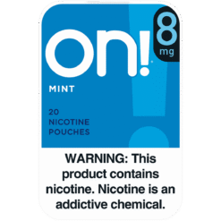 on! Mint 8mg nicotine pouches can