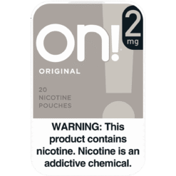 on! Original 2mg nicotine pouches can