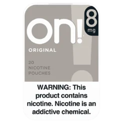 on! Original 8mg nicotine pouches can