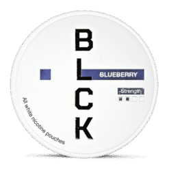Pablo BLCK Bluberry 9.6mg nicotine pouches can