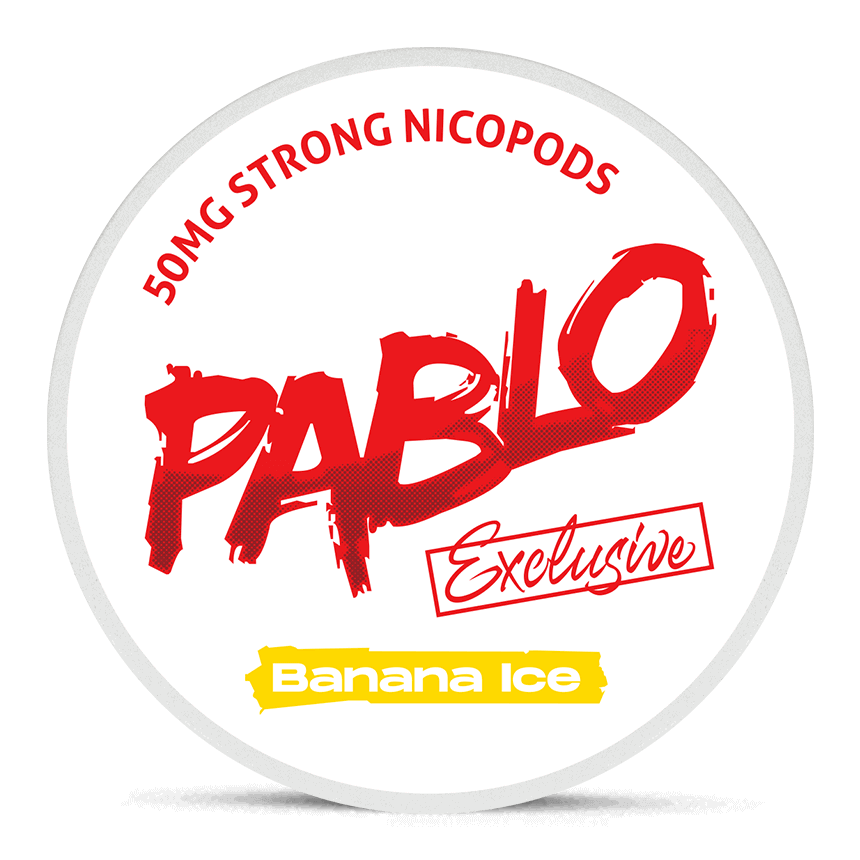Pablo Exclusive Banana Ice 30mg nicotine pouches can