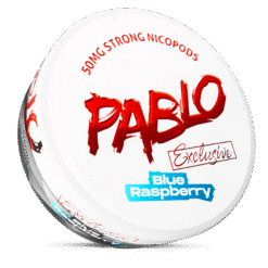 Pablo Exclusive Blue Raspberry 30mg nicotine pouches can