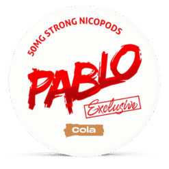 Pablo Exclusive Cola 30mg nicotine pouches can