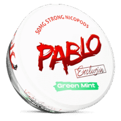 Pablo Exclusive Green Mint 30mg nicotine pouches can