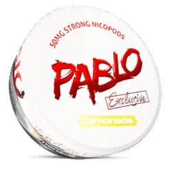 Pablo Exclusive Lemonade 30mg nicotine pouches can