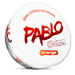 Pablo Exclusive Orange 30mg nicotine pouches can