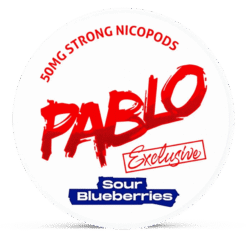 Pablo Exclusive Sour Blueberries 30mg nicotine pouches can