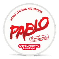 Pablo Exclusive Strawberry Lychee 30mg nicotine pouches can