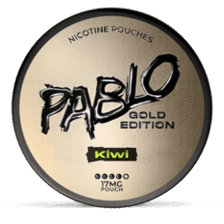 Pablo Gold Edition Kiwi 17mg nicotine pouches can