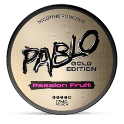 Pablo Gold Edition Passion Fruit 17mg nicotine pouches can