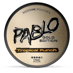 Pablo Gold Edition Tropical Punch 17mg nicotine pouches can