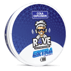 R4VE Cola Explosion 15mg nicotine pouches can