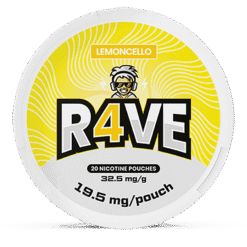 R4VE Lemoncello 19.5mg nicotine pouches can