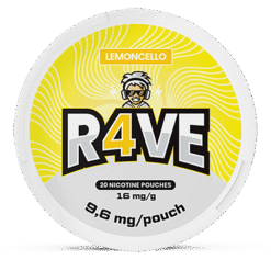 R4VE Lemoncello 9.6mg nicotine pouches can