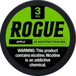Rogue Apple 3mg nicotine pouches can