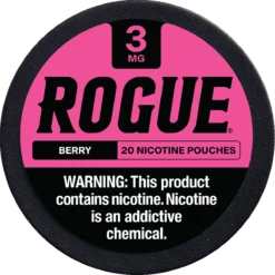 Rogue Berry 3mg nicotine pouches can