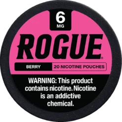 Rogue Berry 6mg nicotine pouches can