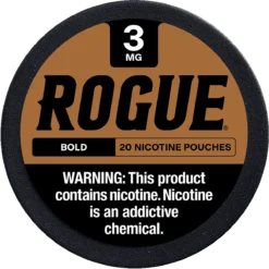 Rogue Bold 3mg nicotine pouches can