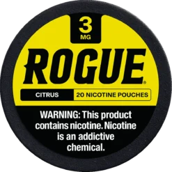 Rogue Citrus 3mg nicotine pouches can
