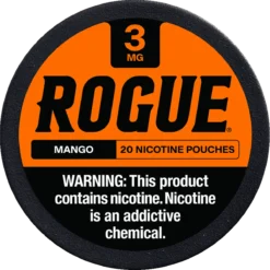 Rogue Mango 3mg nicotine pouches can